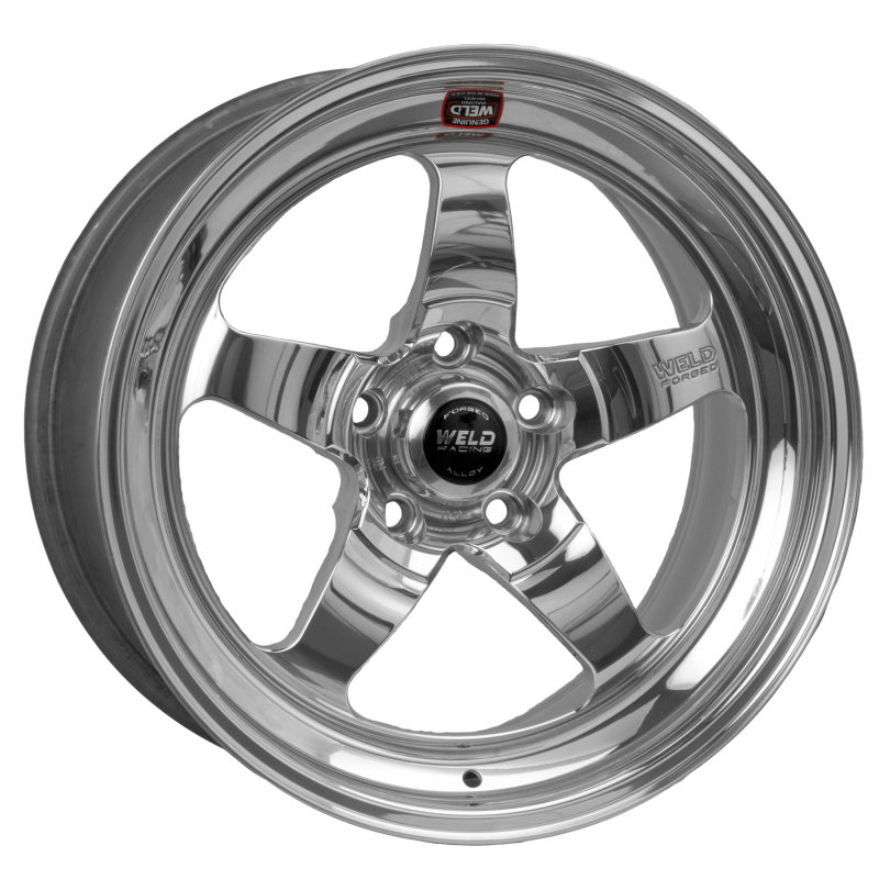 Weld 71LP7090B50A - S71 17x9 / 5x4.75 BP / 4.9in. BS Polished Wheel (Low Pad) - Non-Beadlock