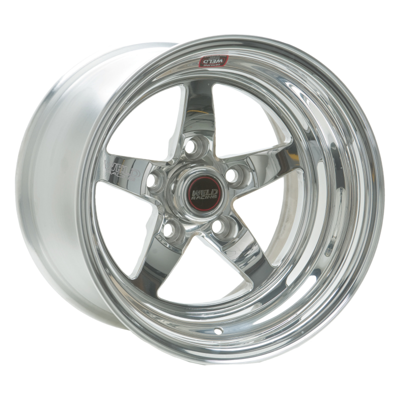 Weld 71MP-512B55A - S71 15x12.33 / 5x4.75 BP / 5.5in. BS Polished Wheel (Medium Pad) - Non-Beadlock