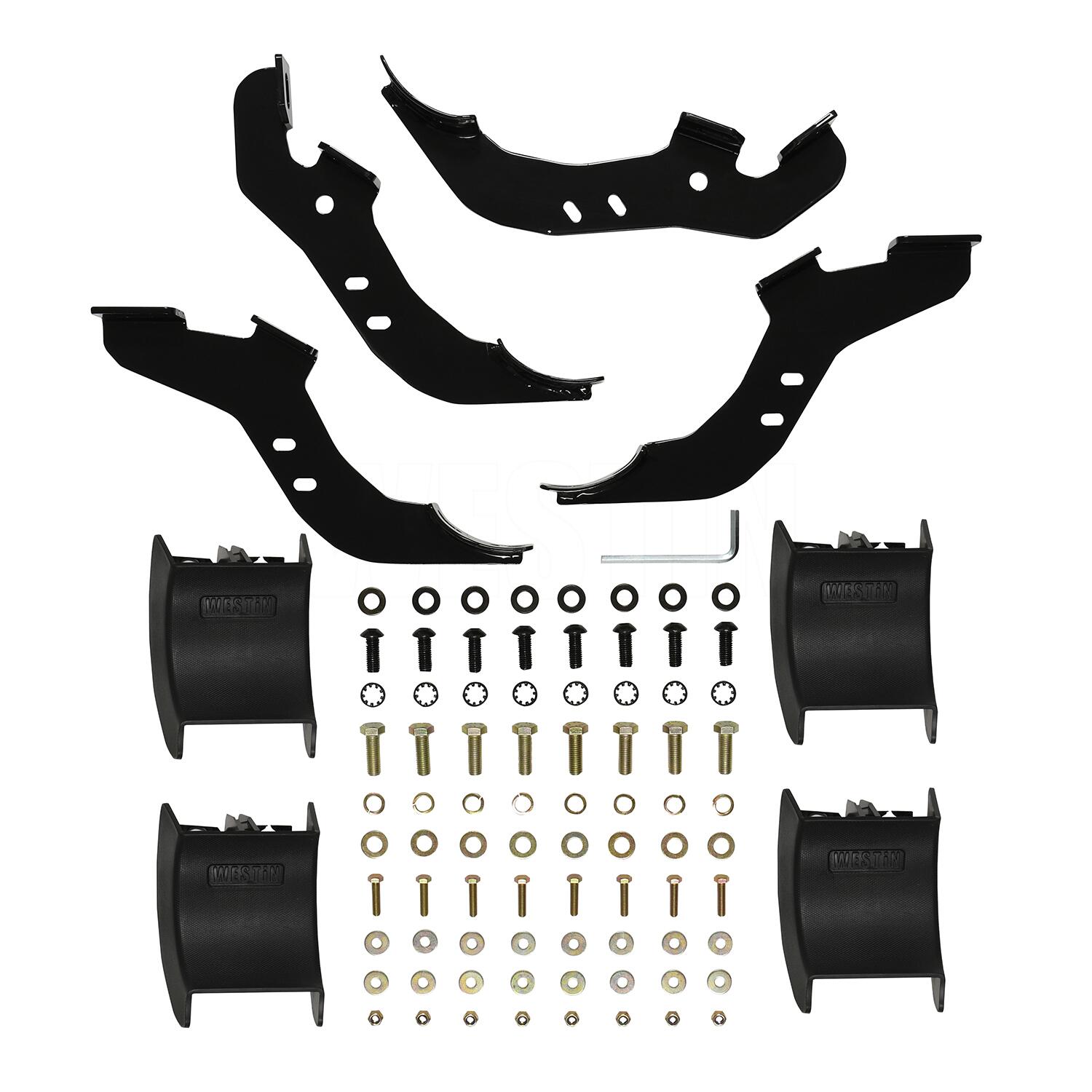 Westin 21-24180 - 21-22 Ford Bronco (2-Door) PRO TRAXX 4 Oval Nerf Step Bars - Polished