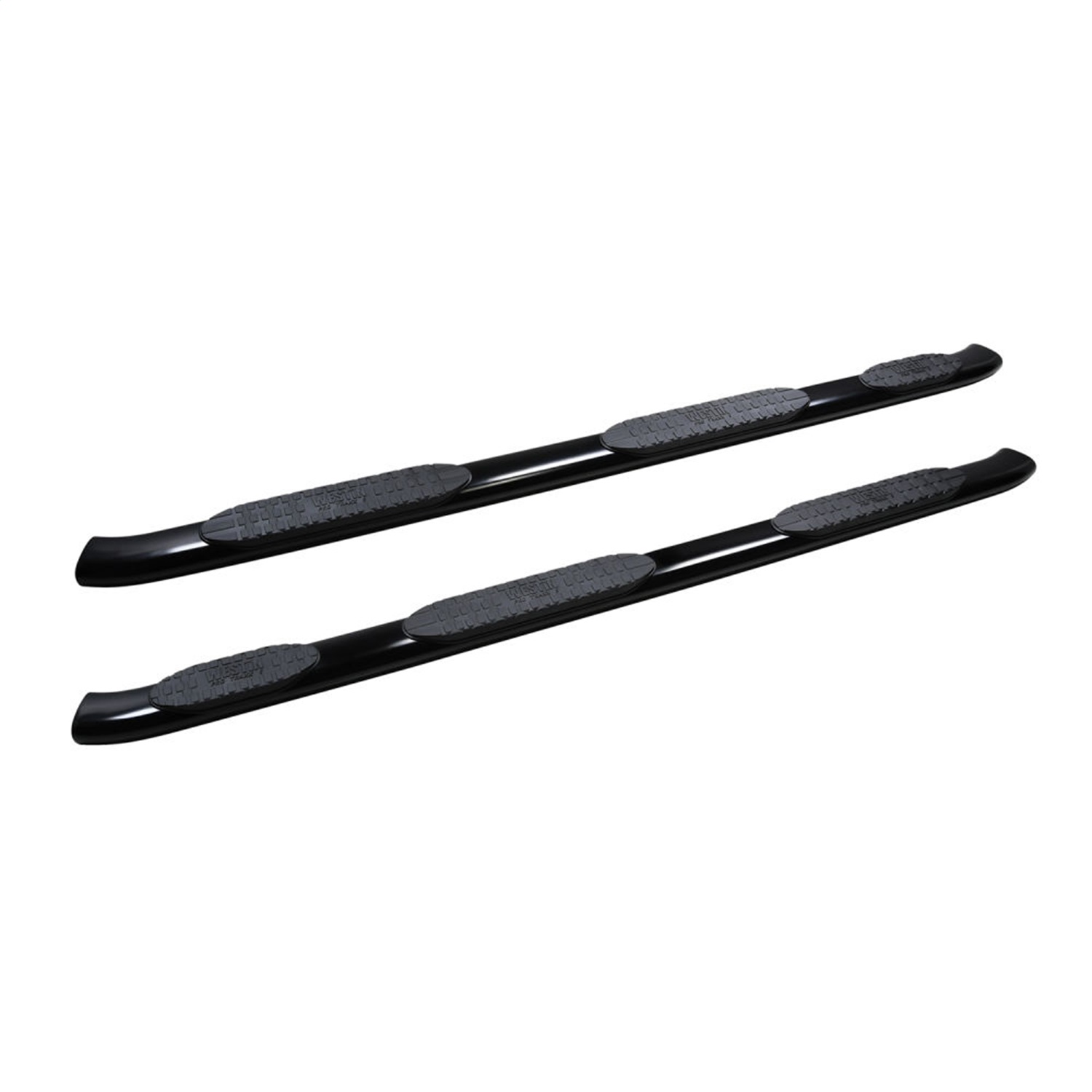 Westin 21-534715 - 2019 Chevrolet Silverado Double Cab w/ 6.5in Bed PRO TRAXX 5 W2W Oval Nerf Step Bars - Black
