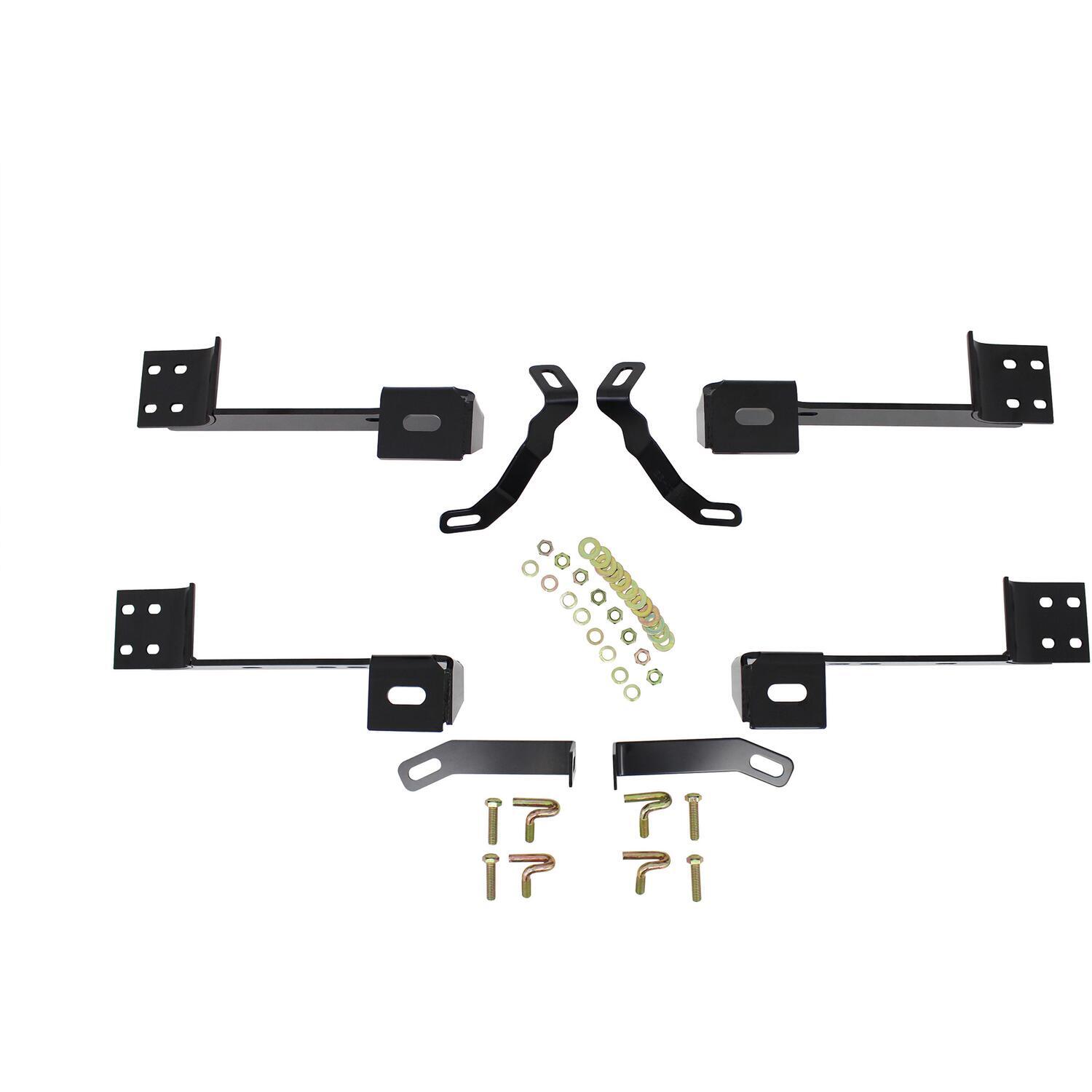 Westin 22-1065 - 99-14 Chevy Silv 2500/3500 Reg/Ext Cab Premier Oval Nerf Step Bar Mount Kit - Blk Westin 22-1065 - 99-14 Chevy Silv 2500/3500 Reg/Ext Cab Premier Oval Nerf Step Bar Mount Kit - Blk