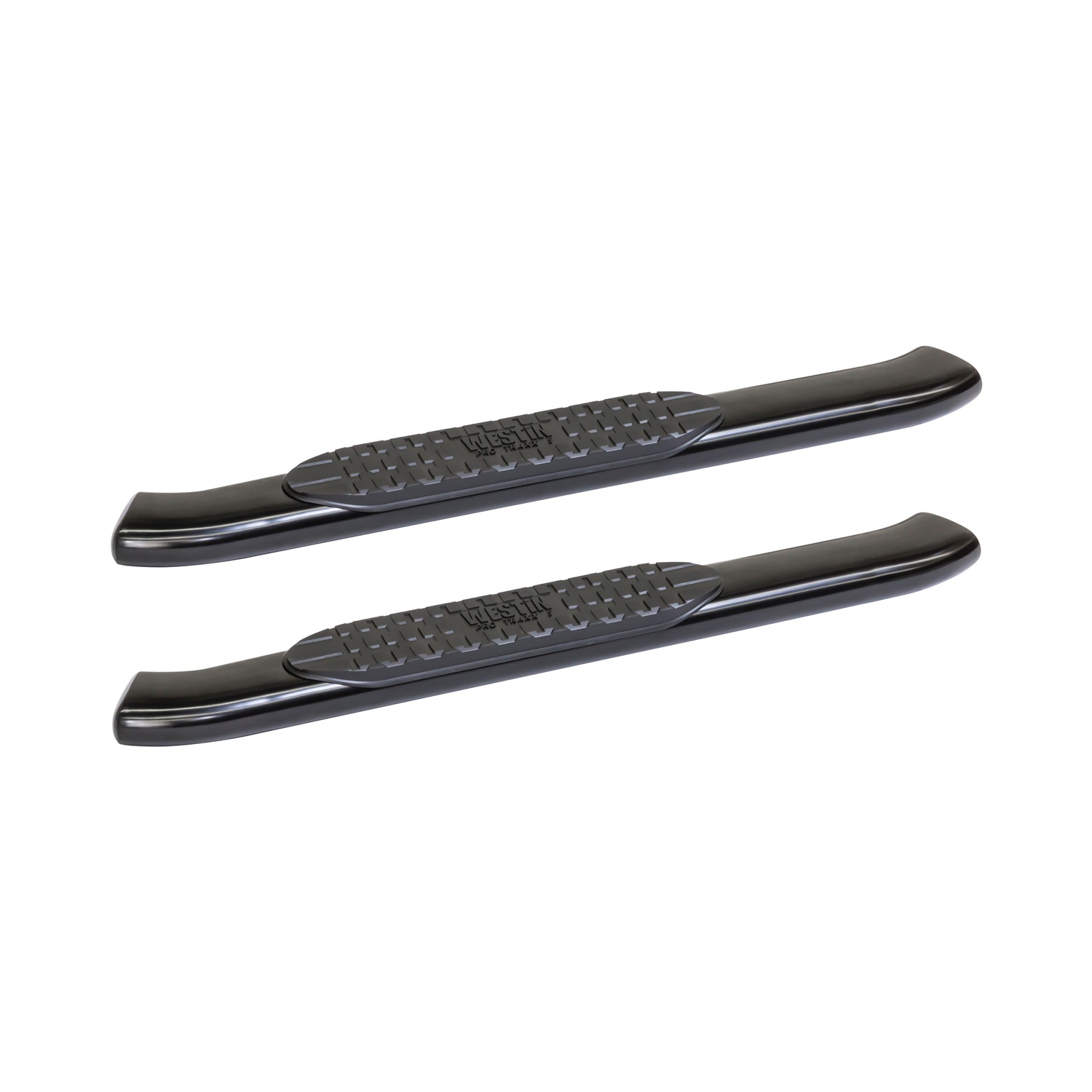 Westin 21-53705 - 2014-2018 Chevy Silverado 1500 Reg Cab PRO TRAXX 5 Oval Nerf Step Bars - Black