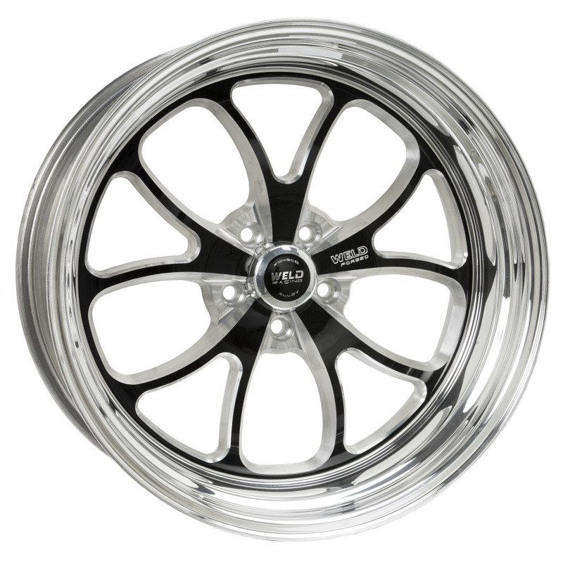 Weld 76LB0080A40A - S76 20x8 / 5x4.5 BP / 4in. BS Black Wheel (Low Pad) - Non-Beadlock Weld 76LB0080A40A - S76 20x8 / 5x4.5 BP / 4in. BS Black Wheel (Low Pad) - Non-Beadlock