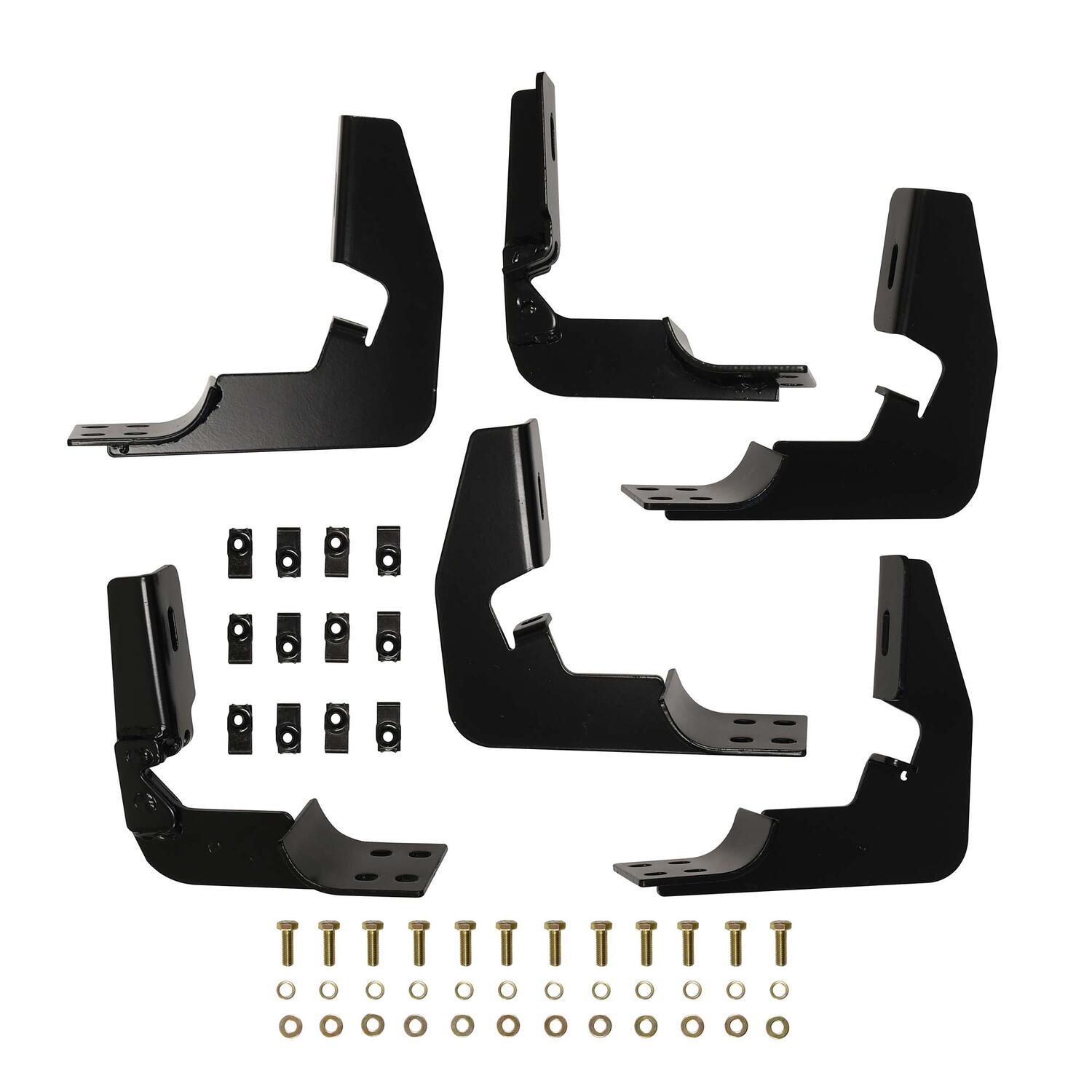 Westin 22-2015 - 2014-2018 Chevy Silverado 1500 Dbl/Crew Cab Premier Oval Nerf Step Bar Mount Kit - Black