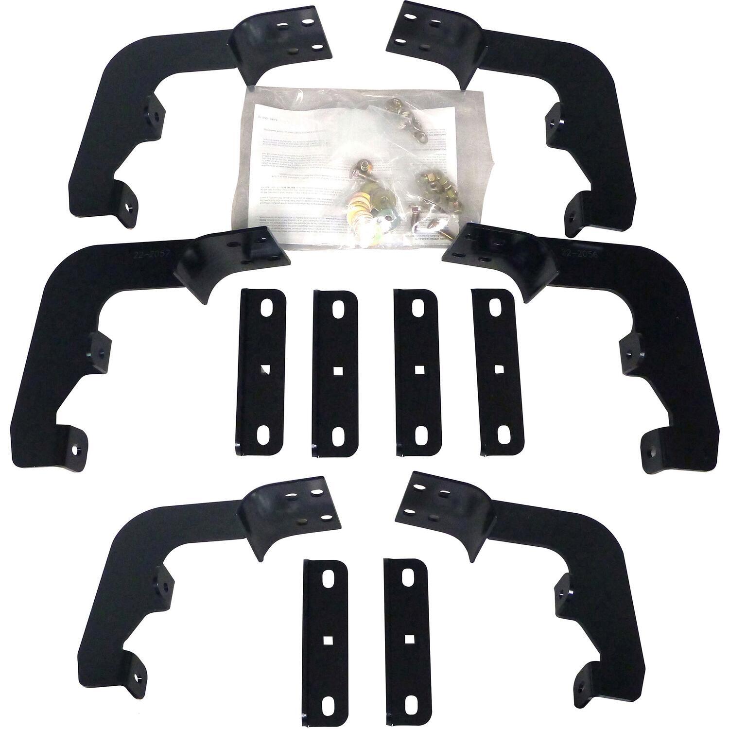 Westin 22-2075 - 2015-2018 Chevrolet/GMC Colorado/Canyon Crew Cab Premier Oval Nerf Step Bar Mount Kit - Black Westin 22-2075 - 2015-2018 Chevrolet/GMC Colorado/Canyon Crew Cab Premier Oval Nerf Step Bar Mount Kit - Black