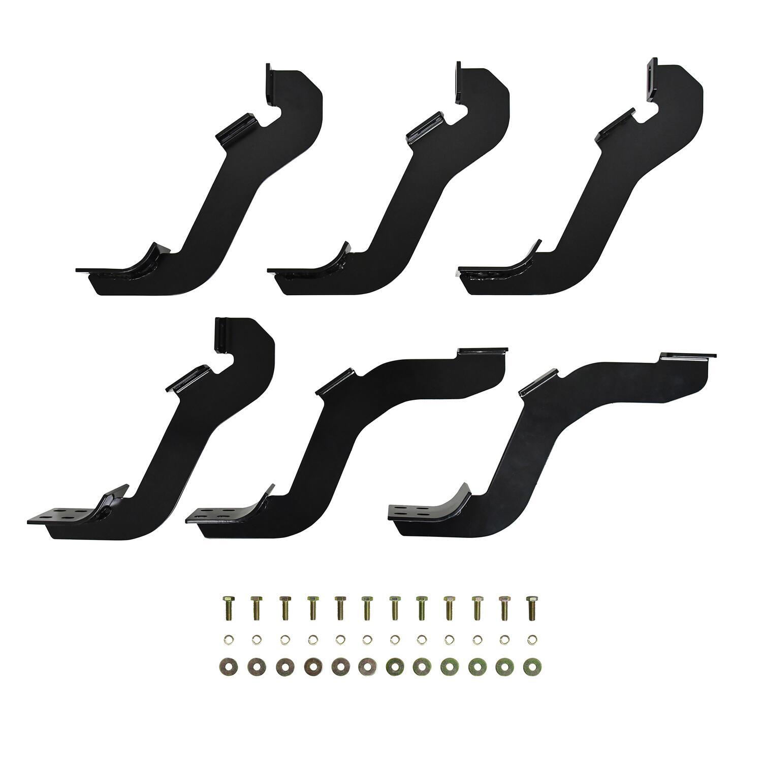 Westin 22-2265 - 19-22 Ford Ranger SuperCrew/SuperCab Premier Oval Nerf Step Bar Mount Kit - Blk Westin 22-2265 - 19-22 Ford Ranger SuperCrew/SuperCab Premier Oval Nerf Step Bar Mount Kit - Blk