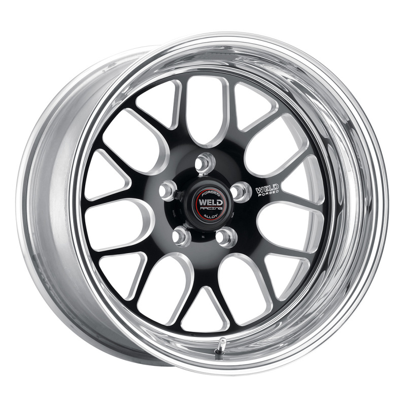 Weld 77LB7095E52A - S77 17x9.5 RT-S HD 6x5.5 BP / 5.2in. BS Black Wheel 3.540 ID (Low Pad) - Non-Beadlock