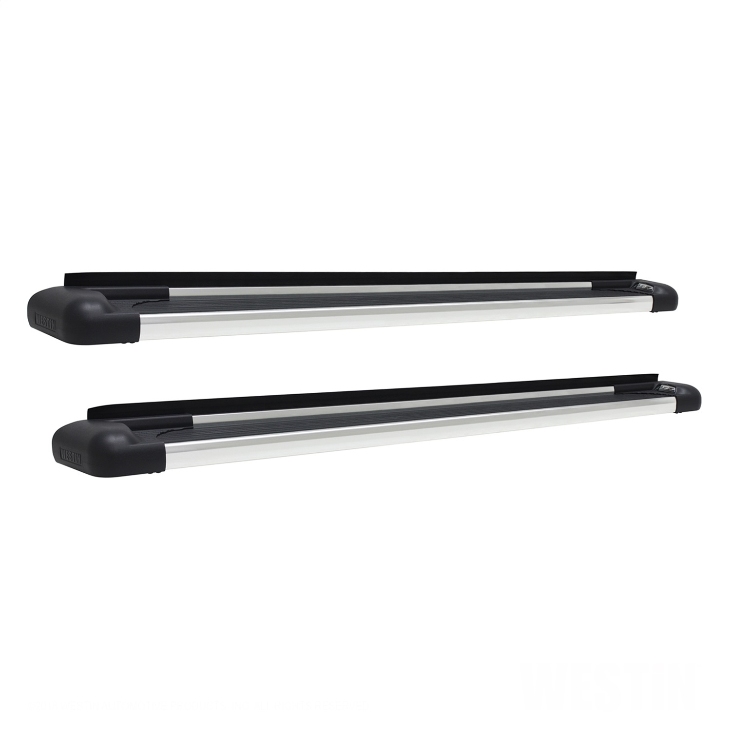 Westin 27-65720 - SG6 Polished Aluminum Running Boards 74.25 in