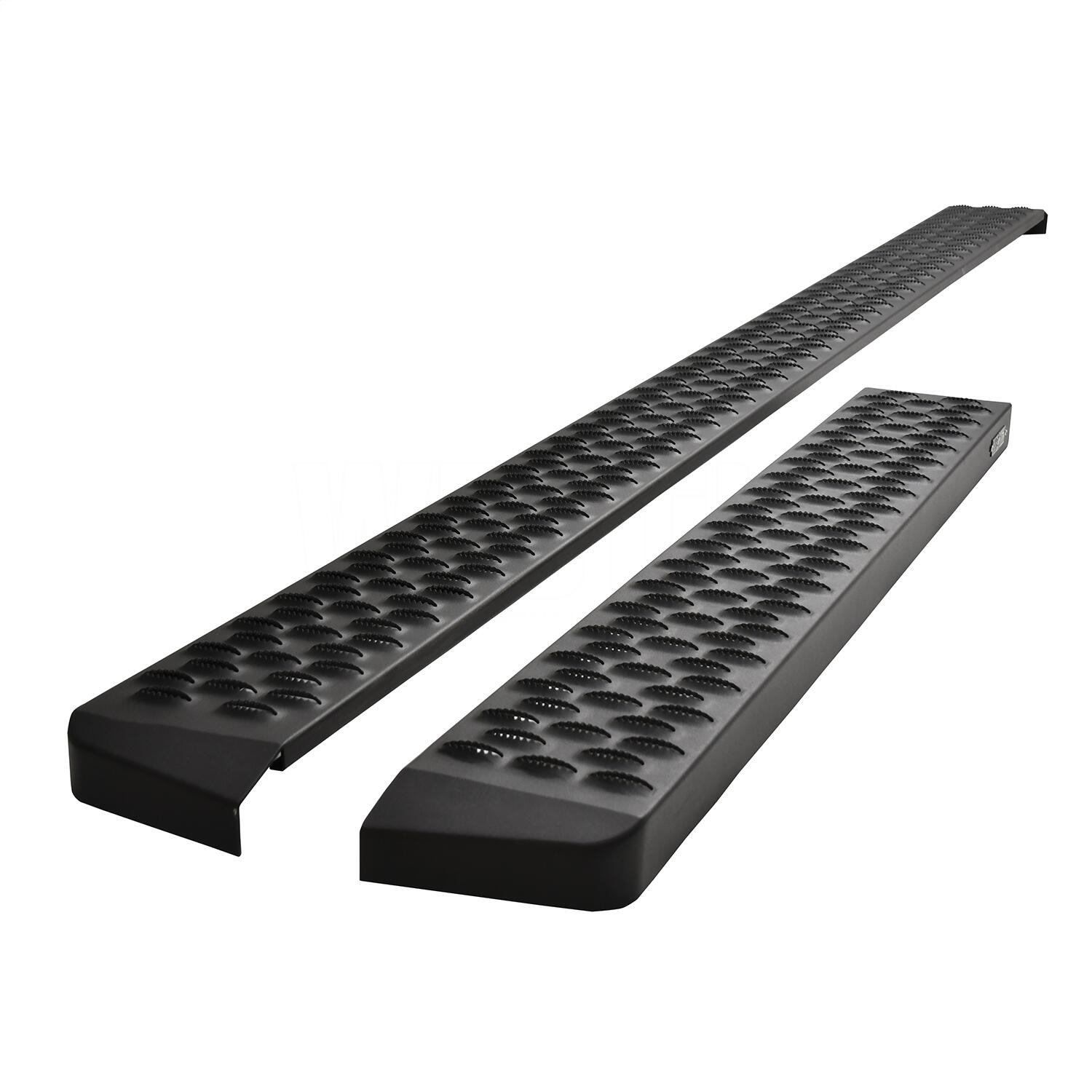 Westin 27-81005 - Ford Transit Van 150/250/350 (46in Driver & 97in. Pass) Grate Steps Running Boards - Tex. Blk