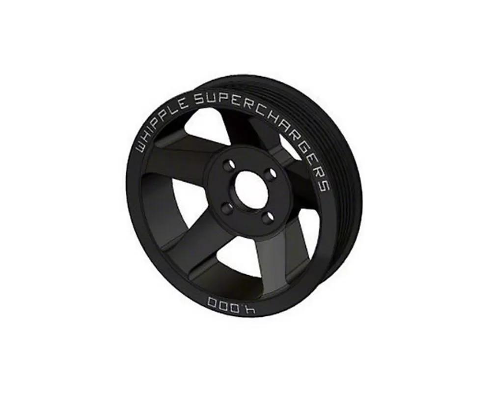 Whipple SCP-63750-4 - 6-Rib Pulley Black 3.750"