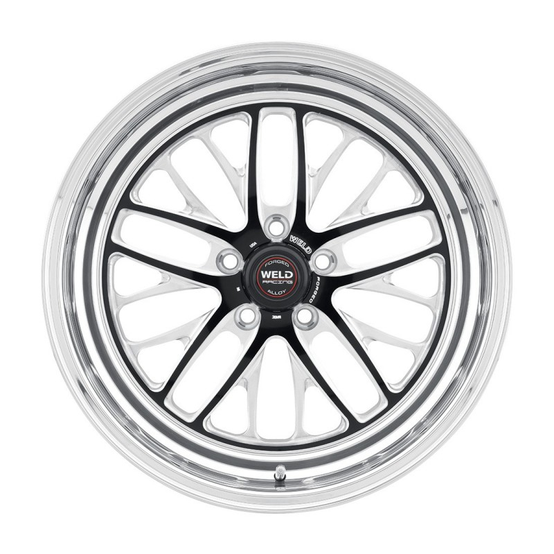 Weld 82HB7100W67F - S82 17x10 / 5x115 BP / 6.7in BS Black Wheel (High Pad) - Black Single Beadlock MT