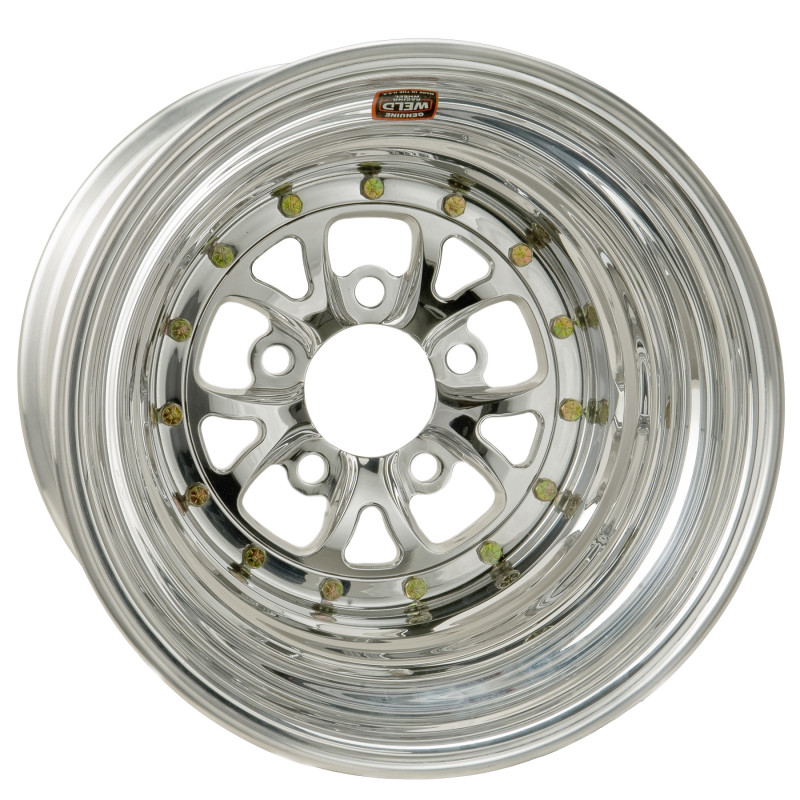 Weld 84P-510212 - V-Series 15x10 / 5x4.5 BP / 6in. BS Polished Wheel - Non-Beadlock Weld 84P-510212 - V-Series 15x10 / 5x4.5 BP / 6in. BS Polished Wheel - Non-Beadlock