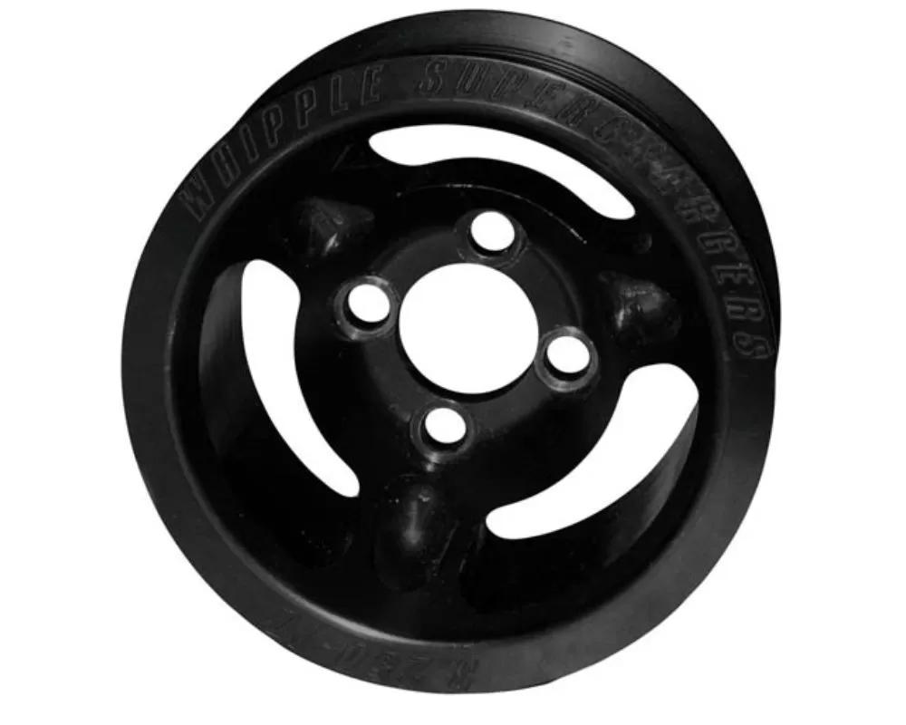 Whipple SCP-83750-4 - 8-Rib Super Charger Pulley Black 3.750"