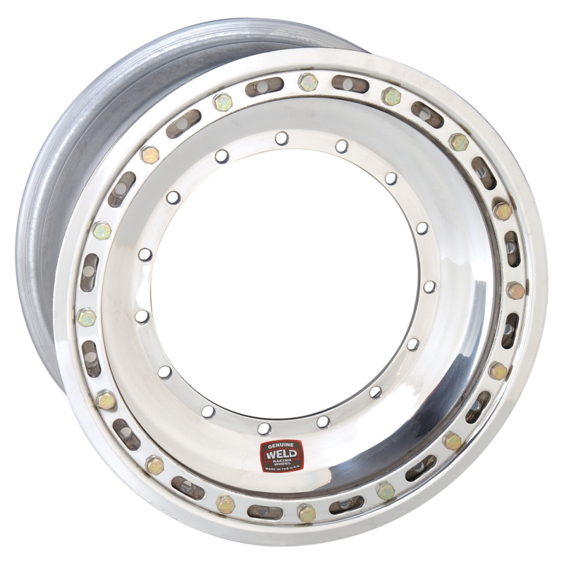 Weld 860-50823 - Sprint Direct Mount 15x8 / 5x9.75 BP / 3in. BS Polished Assembly - Beadlock Weld 860-50823 - Sprint Direct Mount 15x8 / 5x9.75 BP / 3in. BS Polished Assembly - Beadlock