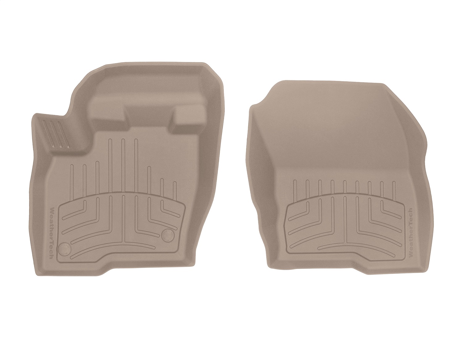 Weathertech 458151IM - FloorLiner™ HP; Tan; Front;
