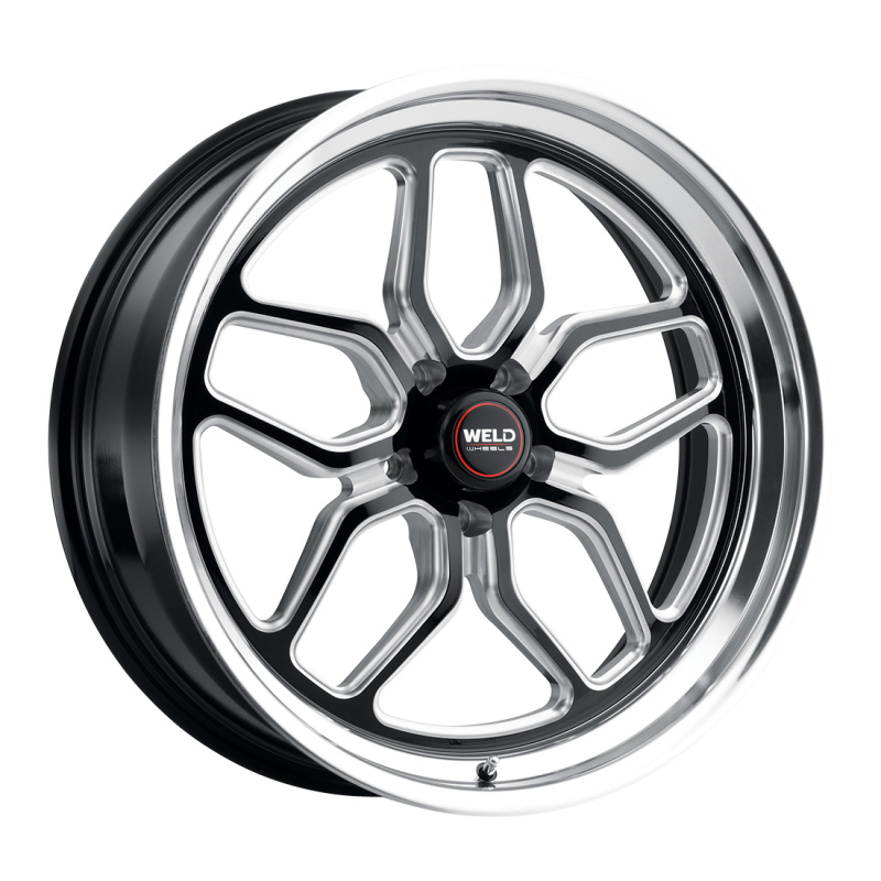 Weld S10720563625 - S107 22X10.5 Laguna 5X120.7 ET13 BS6.25 Gloss Black MIL Dia 78.1