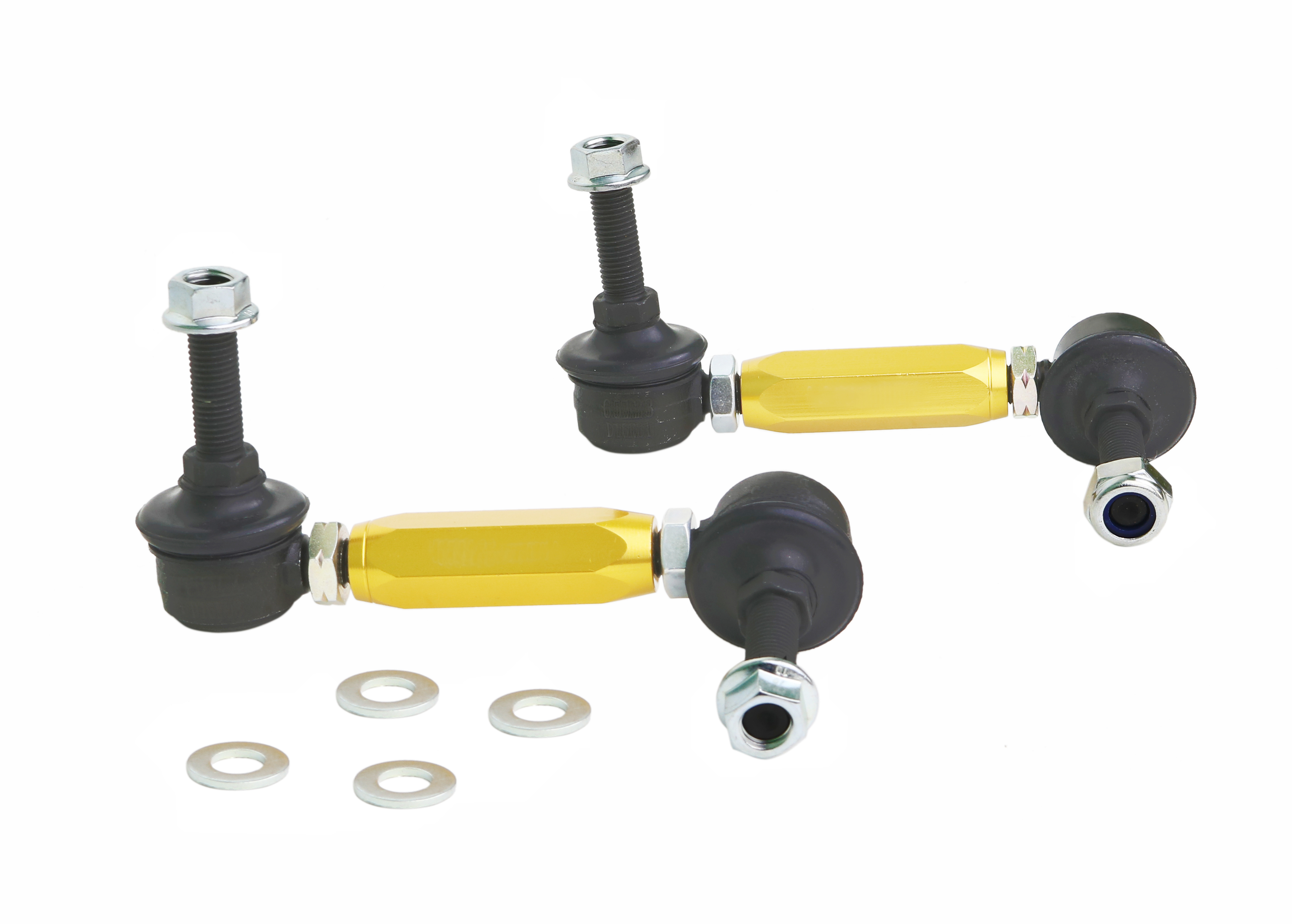 Whiteline KLC140-115 - Universal Swaybar Link Kit-Heavy Duty Adj Steel Ball w/ 10mm Ball Stud