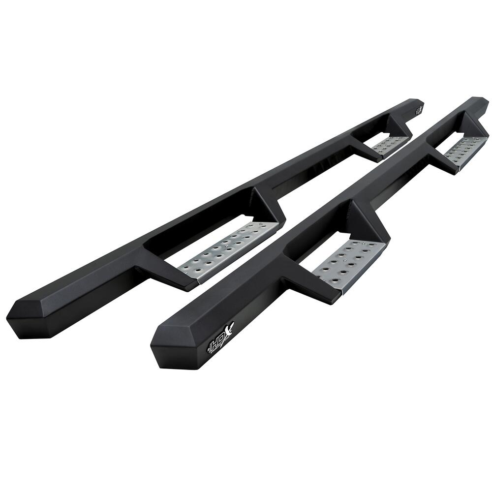 Westin 56-119552 - 04-13 Chevy Silverado 1500 Crew Cab HDX Stainless Drop Nerf Step Bars - Textured Black Westin 56-119552 - 04-13 Chevy Silverado 1500 Crew Cab HDX Stainless Drop Nerf Step Bars - Textured Black