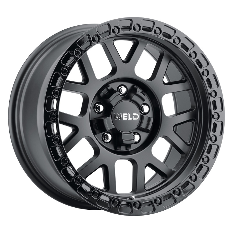 Weld W10470026450 - Off-Road W104 17X10 Cinch 5X114.3 5X127 ET-25 BS4.50 Satin Black / Gloss Black 78.1
