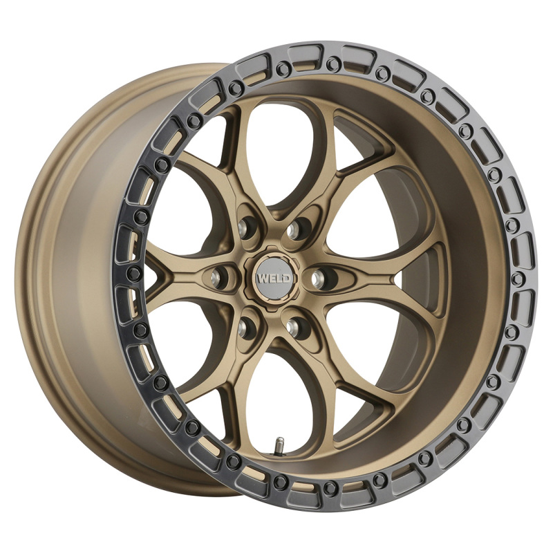 Weld W10600084475 - Off-Road W106 20X10 Ledge 6X139.7 ET-18 BS4.75 Satin Bronze / Black Ring 106.1 Weld W10600084475 - Off-Road W106 20X10 Ledge 6X139.7 ET-18 BS4.75 Satin Bronze / Black Ring 106.1