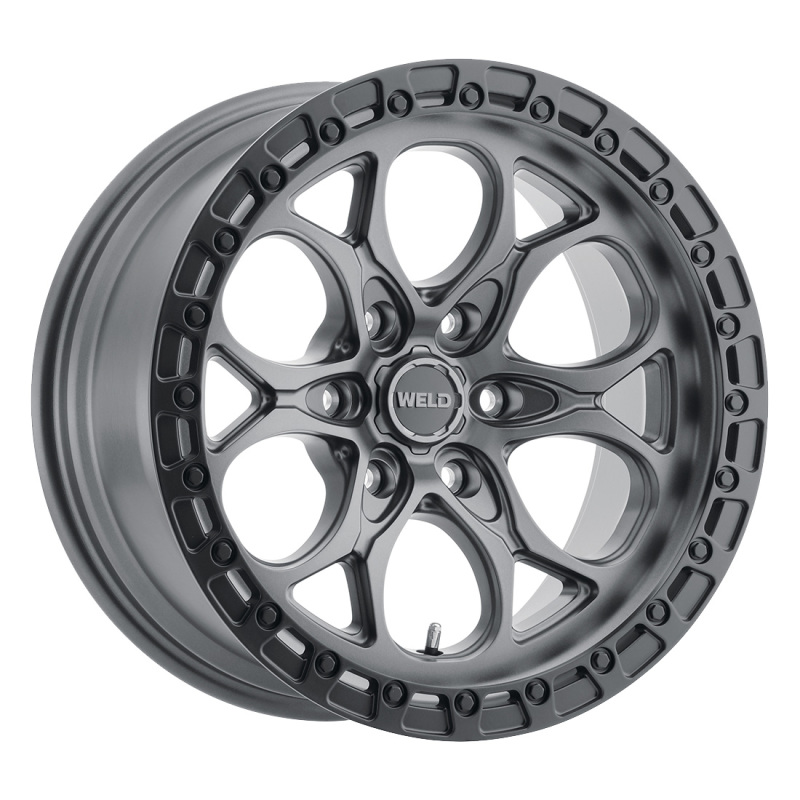 Weld W10700089600 - Off-Road W107 20X10 Ledge 6X135 ET13 BS6.00 Satin Gun / Black Ring 87.1