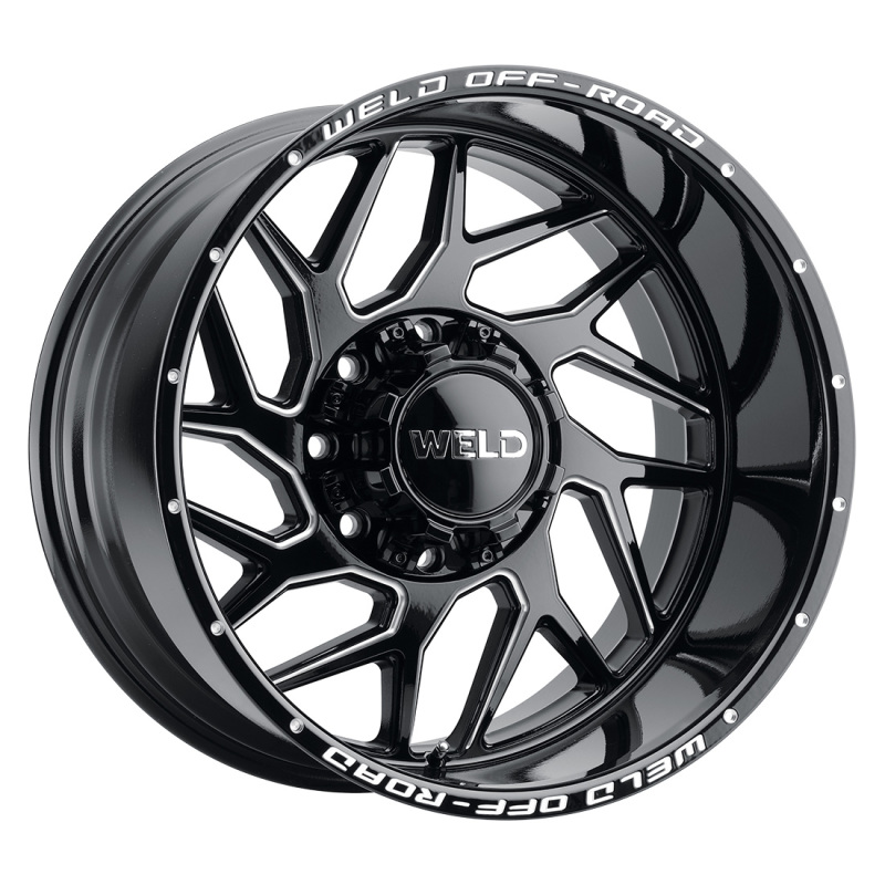 Weld W11709098500 - Off-Road W117 20X9 Fulcrum 6X135 6X139.7 ET00 BS5.00 Gloss Black MIL 106.1