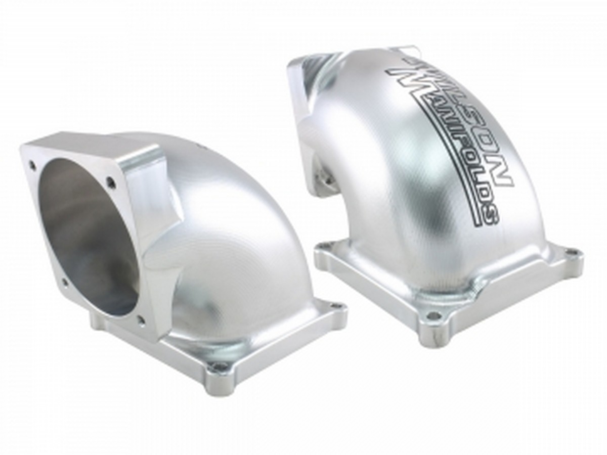 Wilson Manifolds 462205 - Billet Elbow 90-105mm - 4500 Flange Wilson Manifolds 462205 - Billet Elbow 90-105mm - 4500 Flange