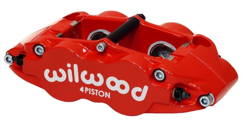 Wilwood 120-11784-RD - Caliper-Narrow Superlite 4R - Red 1.75/1.75in Pistons 1.10in Disc