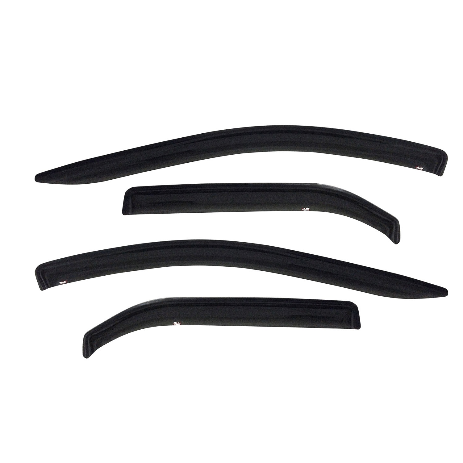 Westin 72-37436 - Slim Wind Deflector; 4 pc.; Smoke; For Super Cab; Westin 72-37436 - Slim Wind Deflector; 4 pc.; Smoke; For Super Cab;