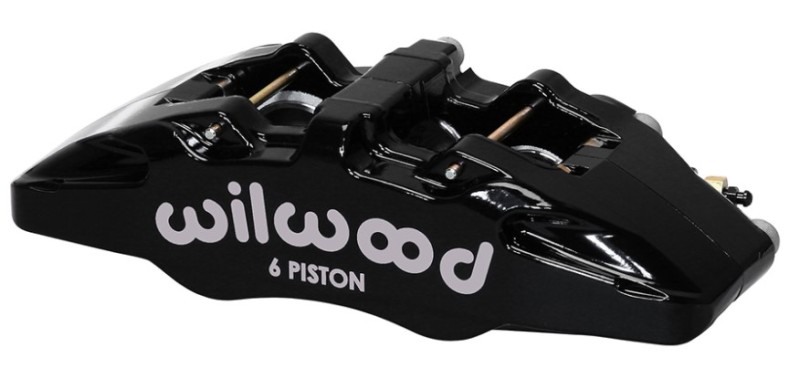 Wilwood 120-13437-BK - Caliper-Forged Dynapro 6 5.25in Mount-L/H 1.62/1.12/1.12in Pistons 1.10in Disc
