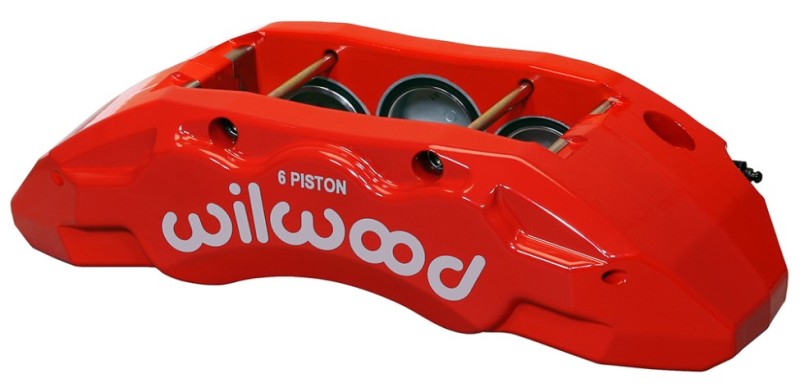 Wilwood 120-13815-RD - Caliper-TX6R- R/H - Red 2.00/1.88/1.88in Pistons 1.38in Disc