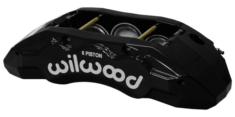 Wilwood 120-13814-BK - Caliper-TX6R- L/H - Black 2.00/1.88/1.88in Pistons 1.50in Disc