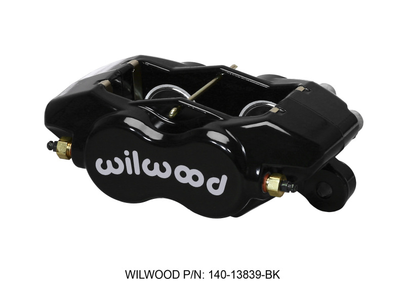 Wilwood 120-13839-BK - Caliper-Forged DynaliteI-Black 1.38in Pistons .81in Disc