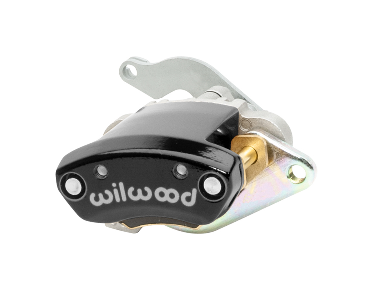 Wilwood 120-15485-BK - Caliper - MC4 Mechanical Left Hand - Black 1.19in Piston 1.10in Rotor - Black