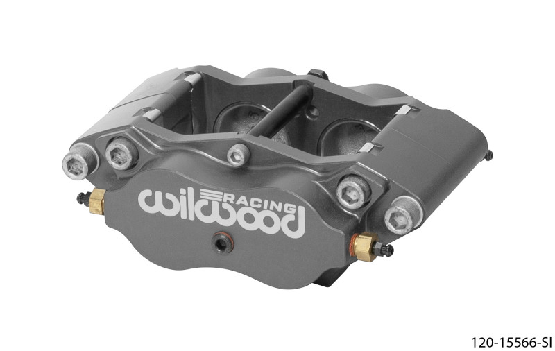 Wilwood 120-15566-SI - Caliper-Billet Narrow Dynalite 4.75in Radial Mount 1.62in Pistons 1.00in Disc