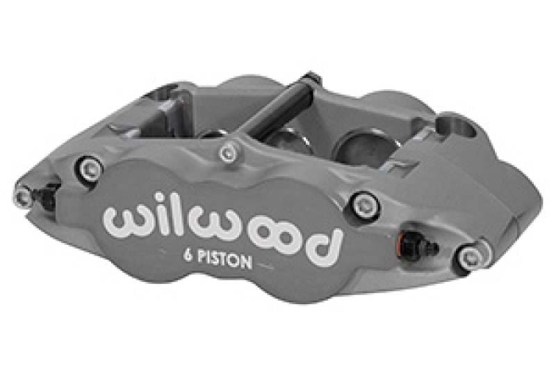 Wilwood 120-14551 - Caliper-Forged Narrow Superlite 6R-L/H 1.75/1.25in/1.25in Pistons 1.25in Rotor - Anodized