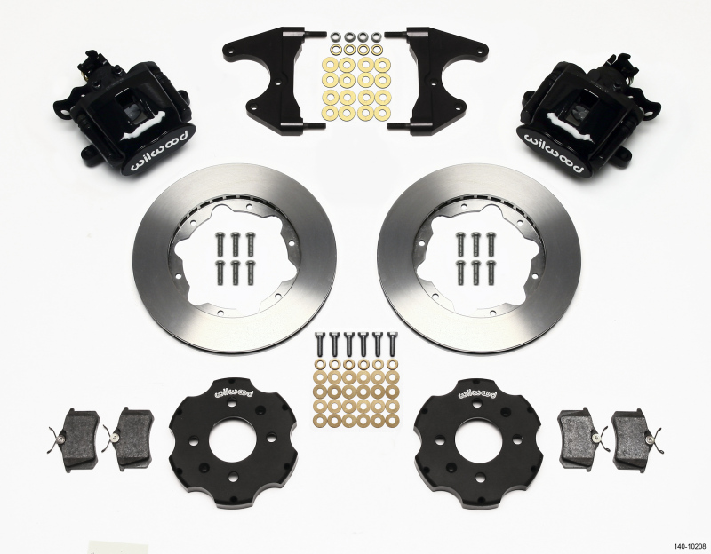 Wilwood 140-10208 - Combination Parking Brake Rear Kit 11.00in Civic / Integra Drum 2.46 Hub Offset