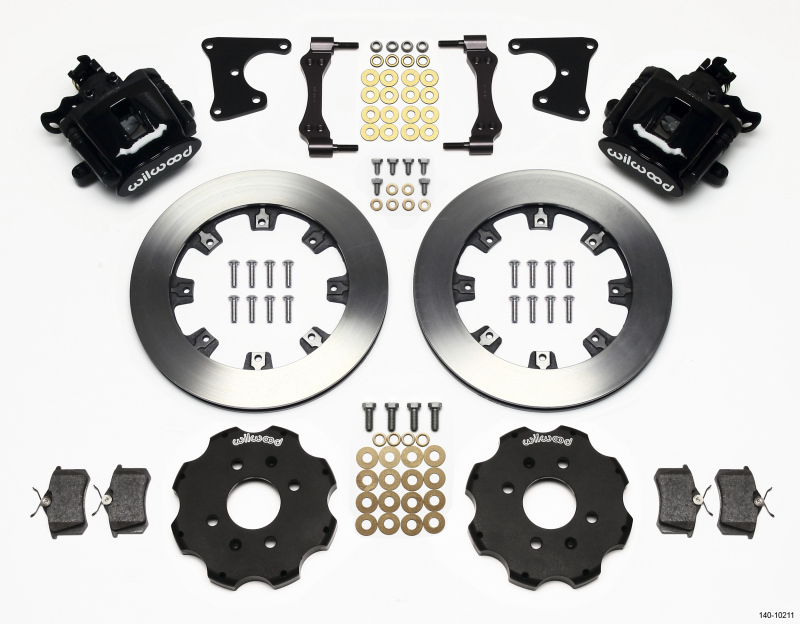 Wilwood 140-10211 - Combination Parking Brake Rear Kit 12.19in Civic / Integra Drum 2.71 Hub Offset
