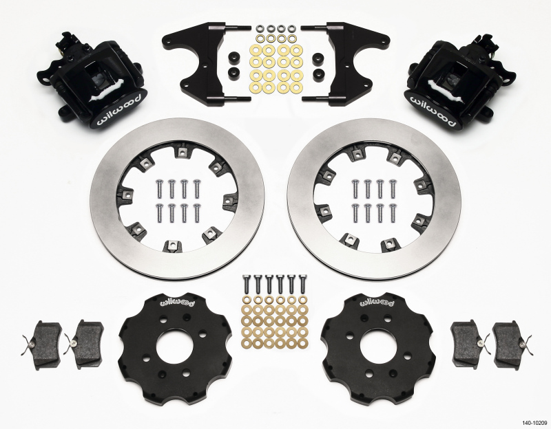 Wilwood 140-10209 - Combination Parking Brake Rear Kit 12.19in Civic / Integra Drum 2.46 Hub Offset