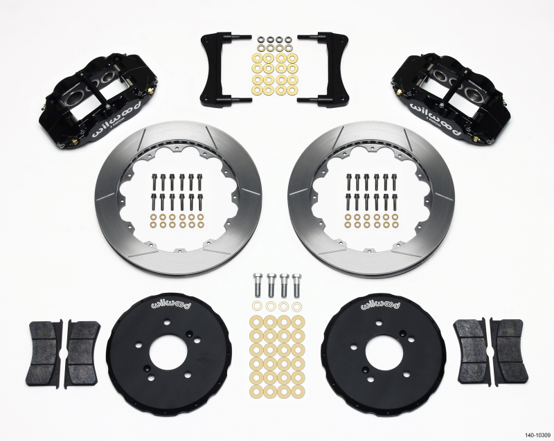 Wilwood 140-10309 - Narrow Superlite 6R Front Hat Kit 12.88in Honda S2000