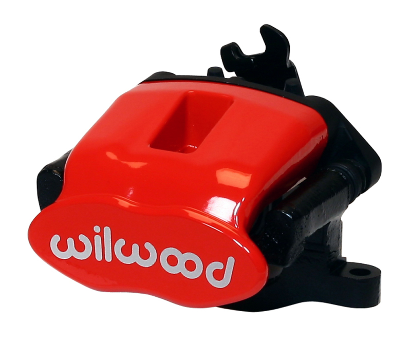 Wilwood 120-9809-RD - Caliper-Combination Parking Brake-L/H-Red 34mm piston .81in Disc