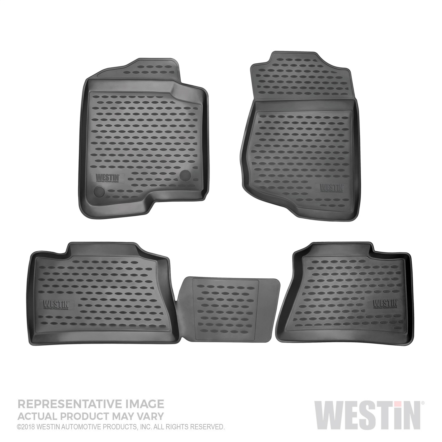 Westin 74-06-51037 - Profile Floor Liners Front & 2nd Row Westin 74-06-51037 - Profile Floor Liners Front & 2nd Row