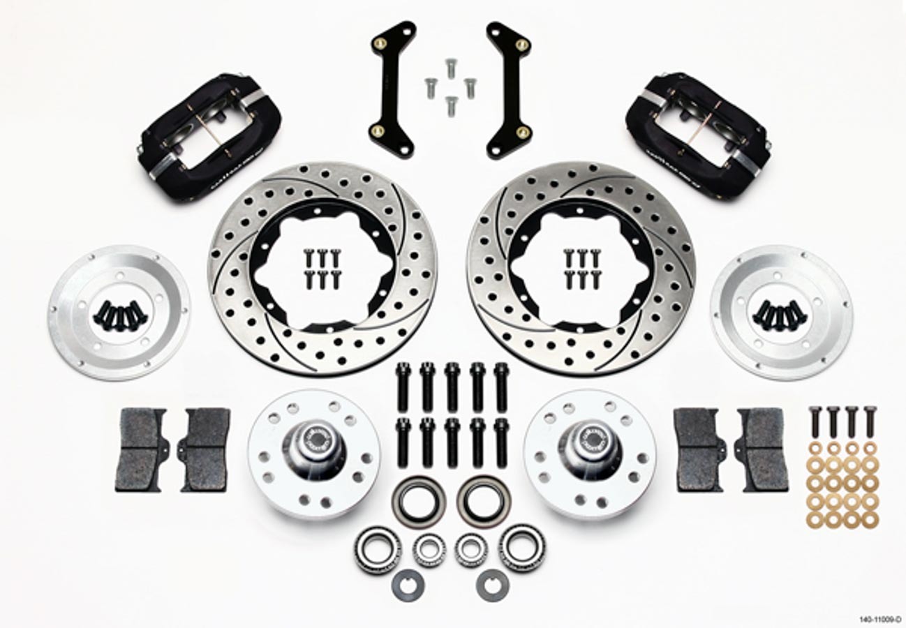 Wilwood 140-11009-D - Forged Dynalite Front Kit 11.00in Drilled 79-87 GM G Body Wilwood 140-11009-D - Forged Dynalite Front Kit 11.00in Drilled 79-87 GM G Body