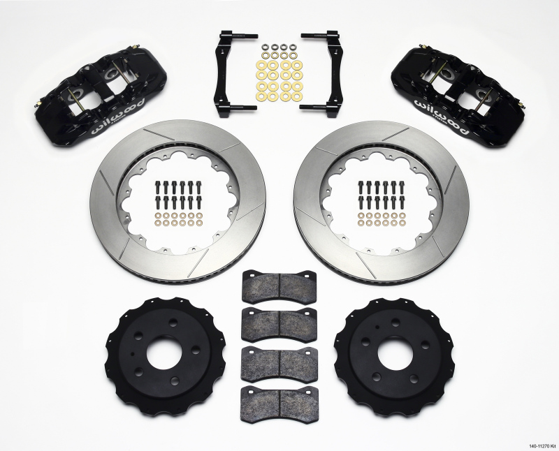 Wilwood 140-11270 - AERO4 Rear Kit 14.25in 2010-2015 Camaro