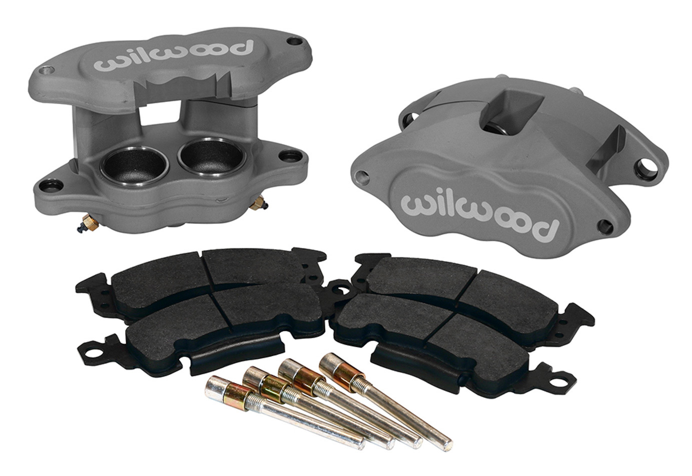 Wilwood 140-11290 - D52 Front Caliper Kit - Black Ano 2.00 / 2.00in Piston 1.28in Rotor