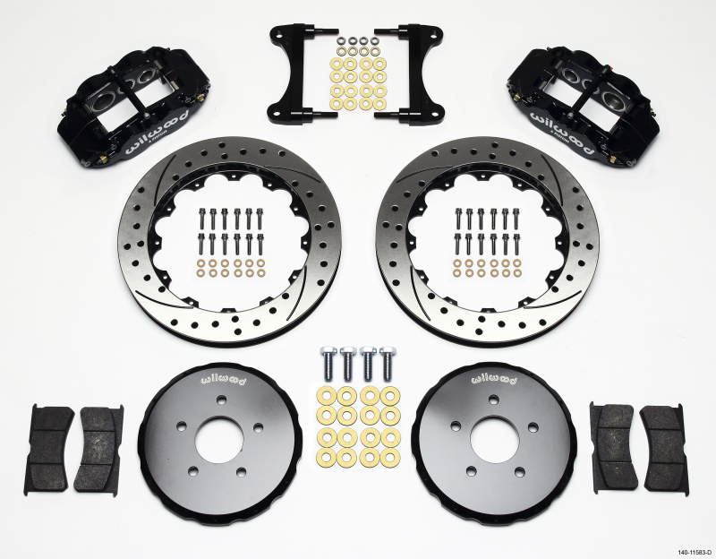 Wilwood 140-11583-D - Narrow Superlite 6R Front Hat Kit 13.06in Drilled Nissan 370Z/Fiti G37 Wilwood 140-11583-D - Narrow Superlite 6R Front Hat Kit 13.06in Drilled Nissan 370Z/Fiti G37