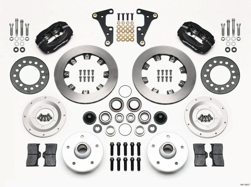 Wilwood 140-12617 - Forged Dynalite Front Kit 11.75in 40-52 Oldsmobile
