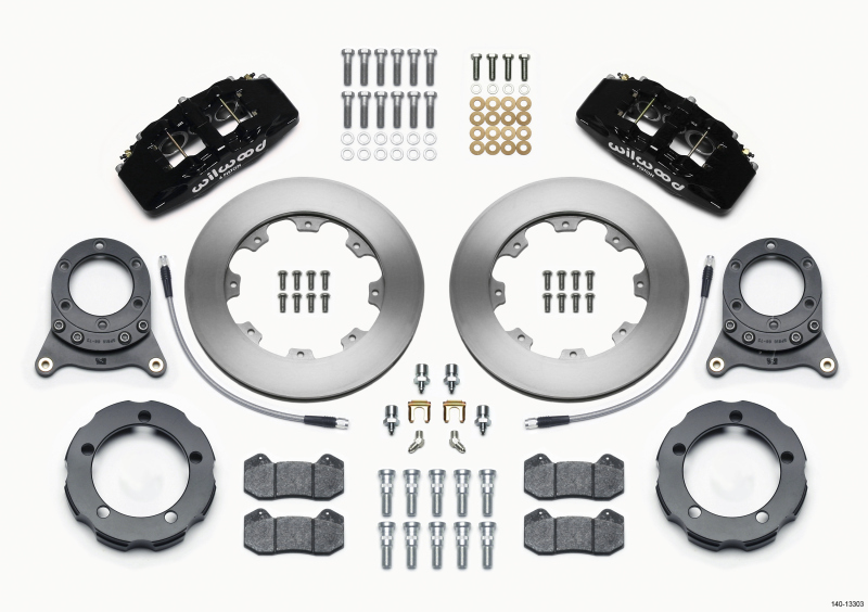 Wilwood 140-13303 - Dynapro 6 Front Hat Kit 11.75in Rotor 66-75 Ford Bronco Dana 30/44 w/Lines Wilwood 140-13303 - Dynapro 6 Front Hat Kit 11.75in Rotor 66-75 Ford Bronco Dana 30/44 w/Lines
