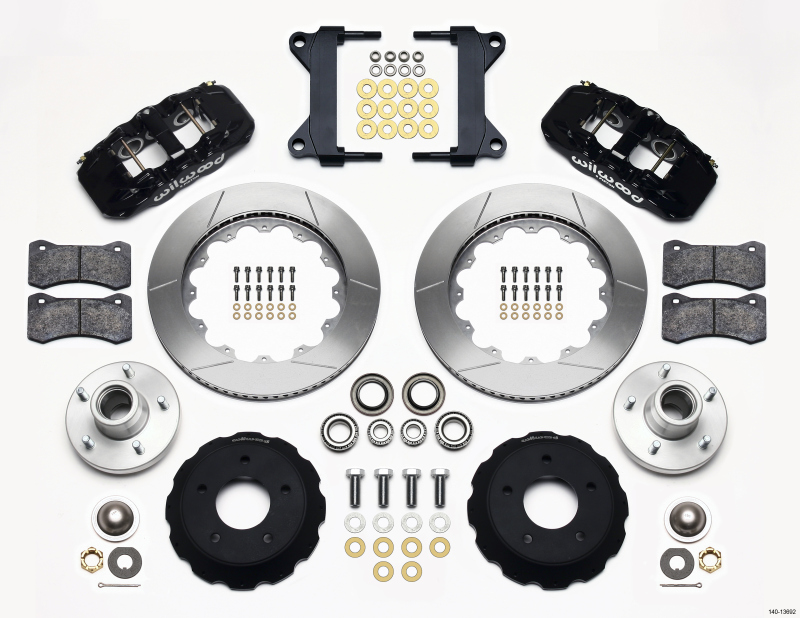 Wilwood 140-13692 - AERO6 Front Hub Kit 14.00 Chevy C-10 60-87 CPP Drop Spindle Wilwood 140-13692 - AERO6 Front Hub Kit 14.00 Chevy C-10 60-87 CPP Drop Spindle