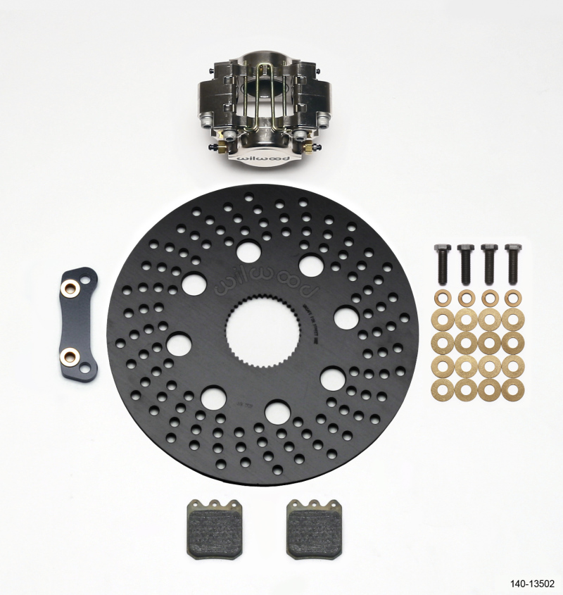Wilwood 140-13502 - Dynapro Single LW Right Rear Kit - Sprint 10.20in Aluminum Drilled Rotor